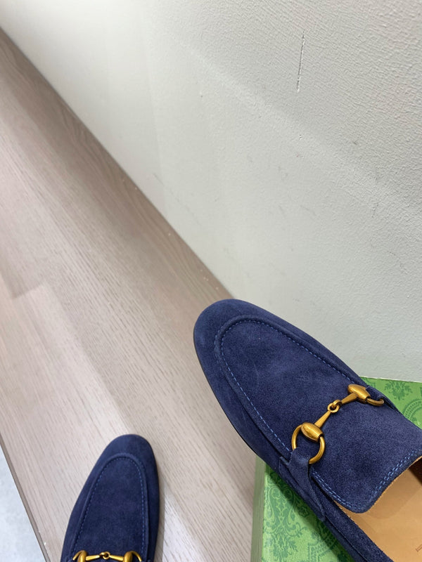 GG Men's Jordaan Loafer Blue Suede 542491