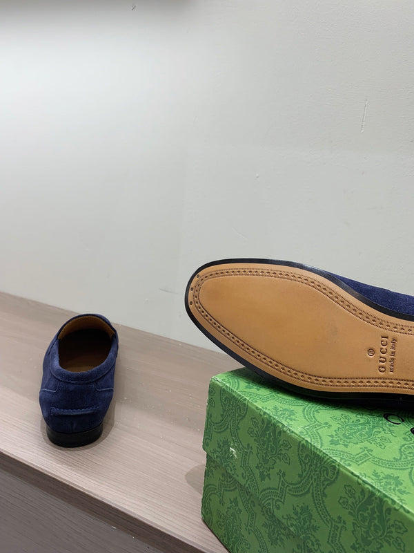 GG Men's Jordaan Loafer Blue Suede 542491