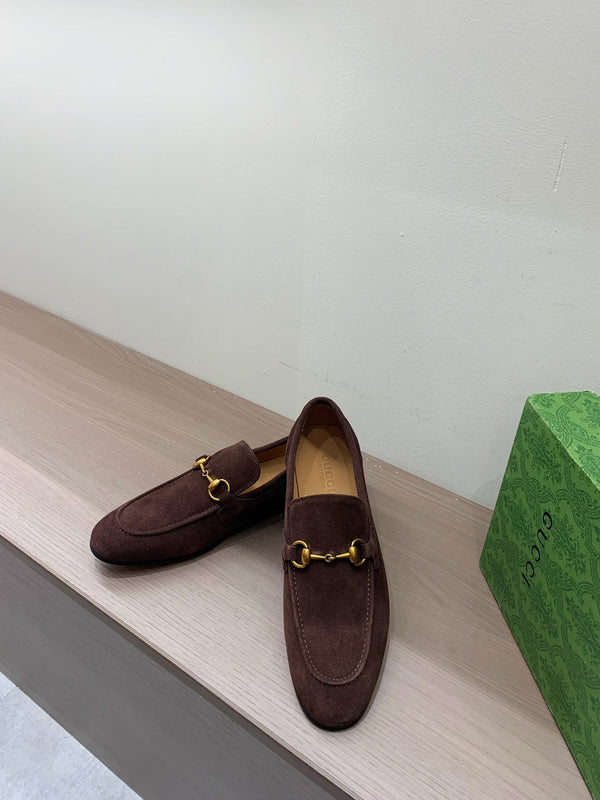 GG Men's Jordaan Loafer Dark Brown Suede 542492