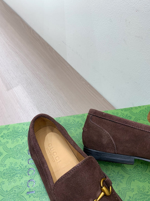 GG Men's Jordaan Loafer Dark Brown Suede 542492