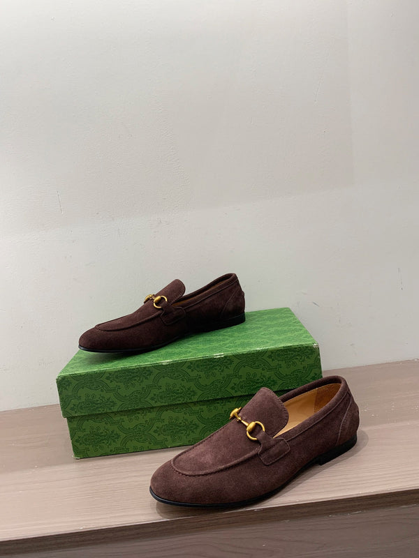 GG Men's Jordaan Loafer Dark Brown Suede 542492
