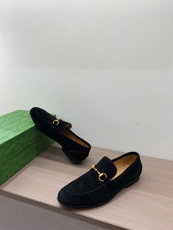 GG Men's Jordaan Loafer Black Suede 542493
