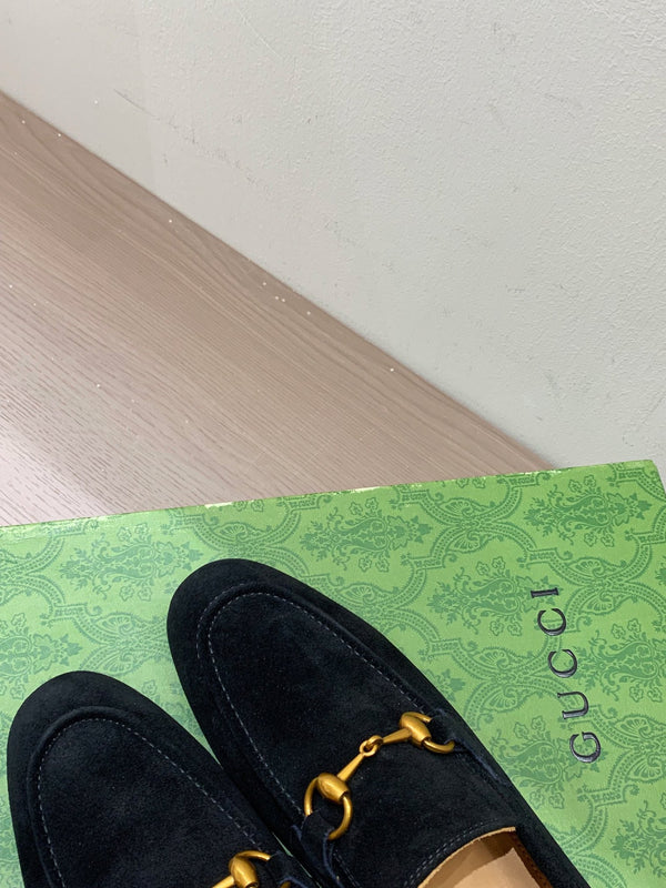 GG Men's Jordaan Loafer Black Suede 542493