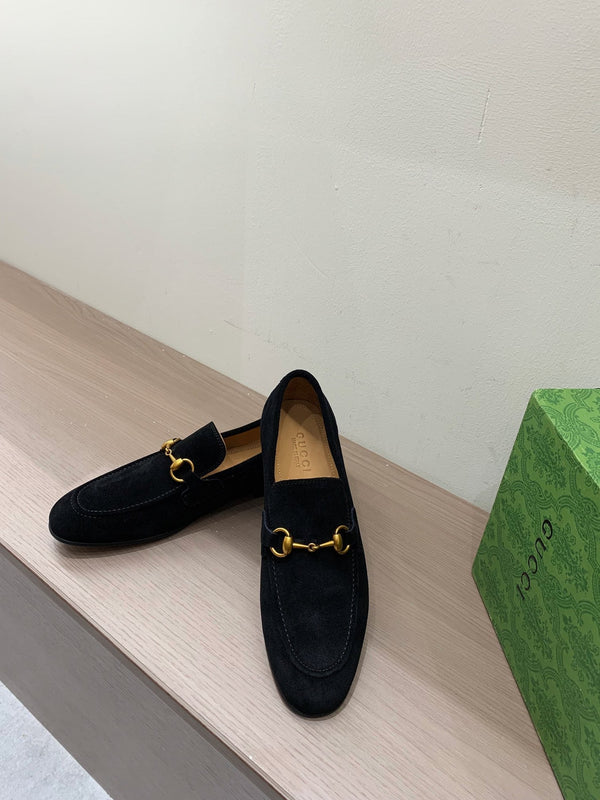 GG Men's Jordaan Loafer Black Suede 542493