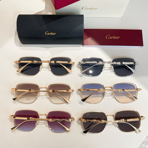 PREMIÈRE SQUARE FRAME SUNGLASSES CT0485S IN METAL