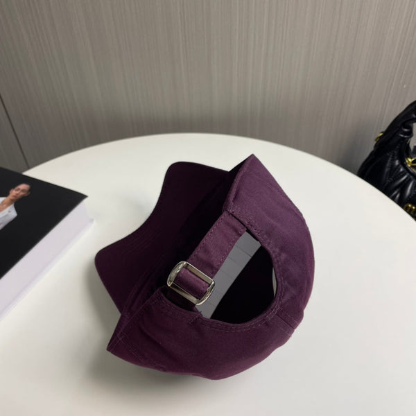 Celin Cap Dark Purple Cotton Twill Fabric 210444