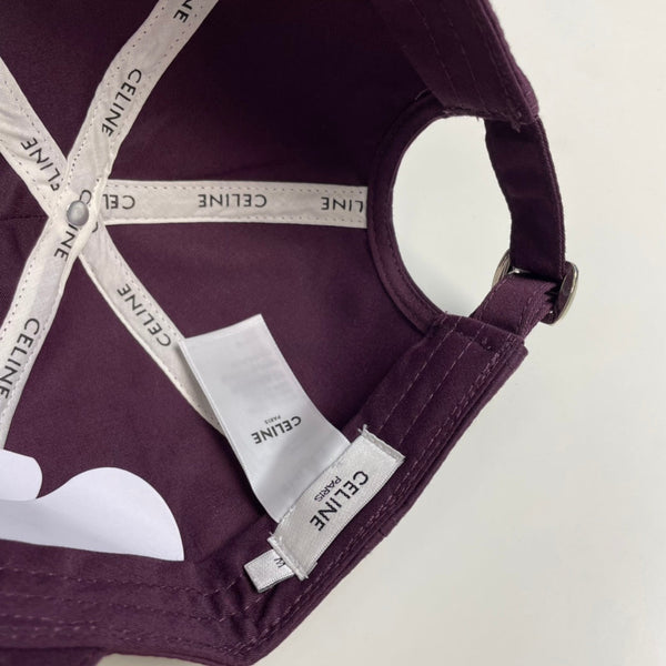 Celin Cap Dark Purple Cotton Twill Fabric 210444