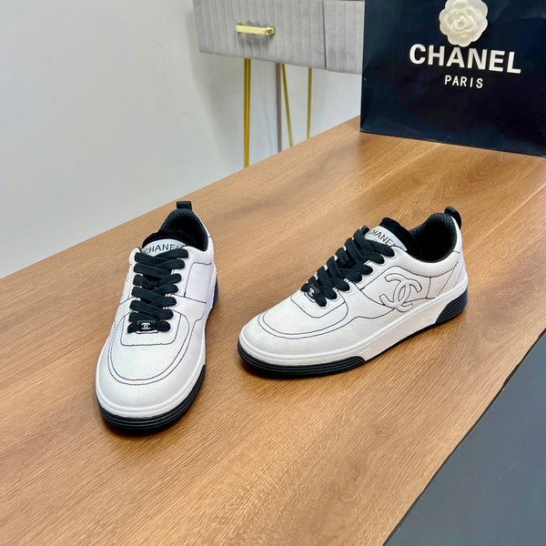 CC Sneaker 25mm In White Soft Denim 149496