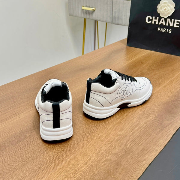 CC Sneaker 25mm In White Soft Denim 149501