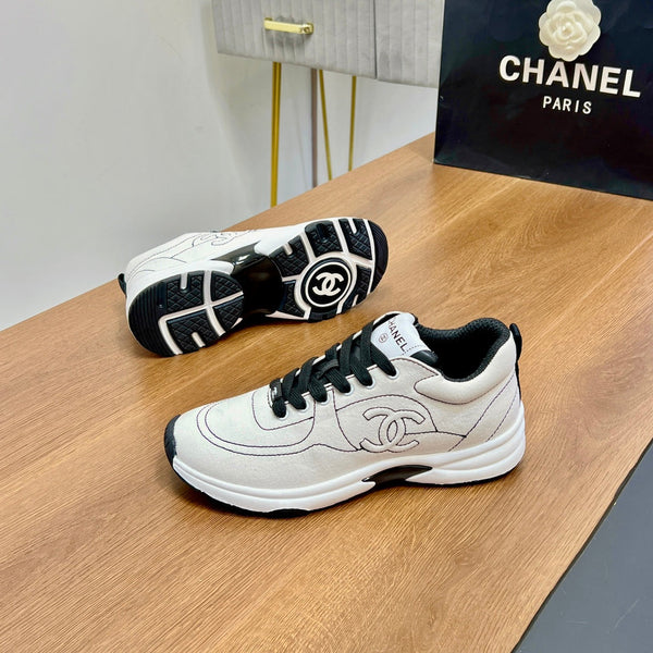 CC Sneaker 25mm In White Soft Denim 149501