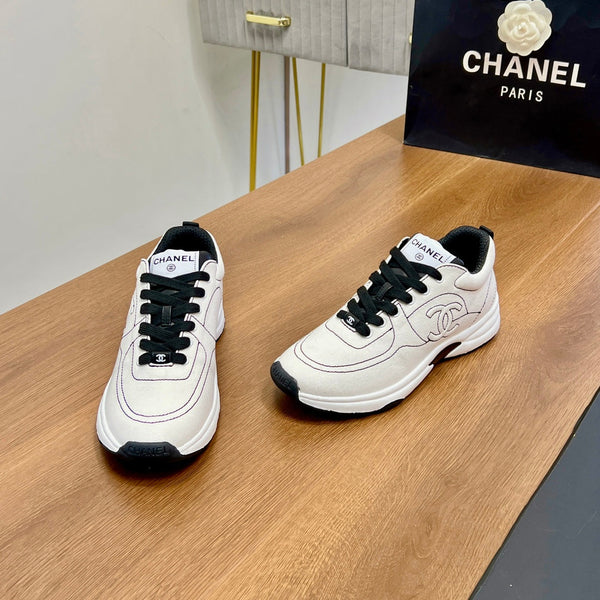 CC Sneaker 25mm In White Soft Denim 149501