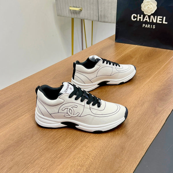 CC Sneaker 25mm In White Soft Denim 149501