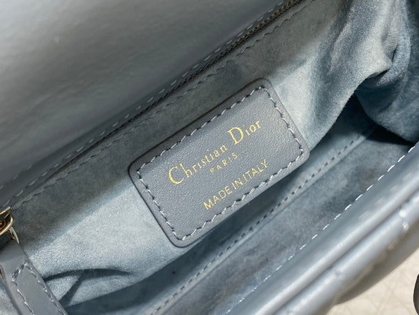 mini lady 17 raf blu pelle di agnello