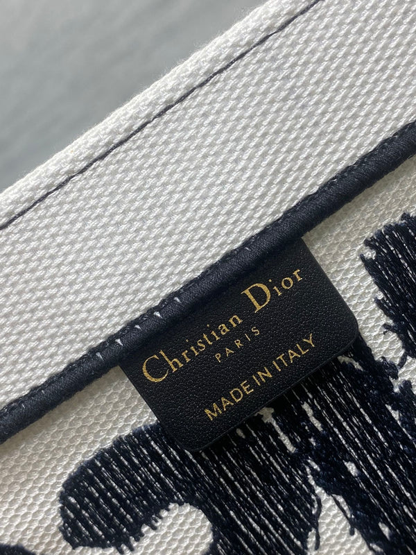 BORSA MEDIA PER LIBRI 36 IN TELA BIANCA E NERA 226504