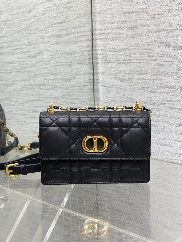 CD Miss Caro 17 Borsa in pelle di vitello nera 226490