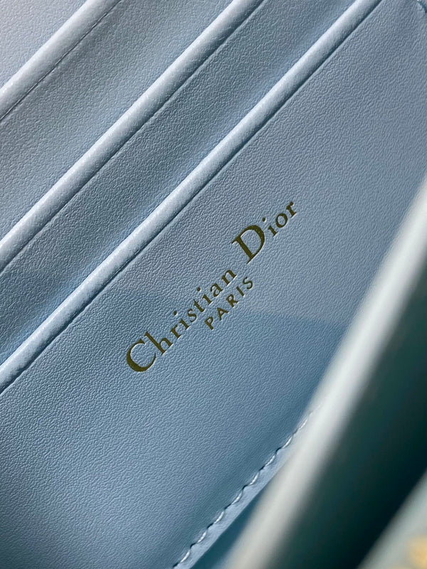 CD Miss Caro 17 Bag Blue Calfskin 229248