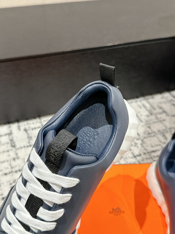 HM Jump Sneaker In Charcoal Blue Cowhide 985309