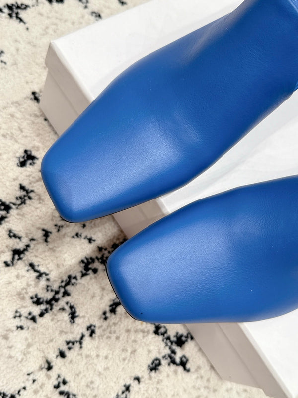 Loew Emily Mule Blue Lambskin 880826