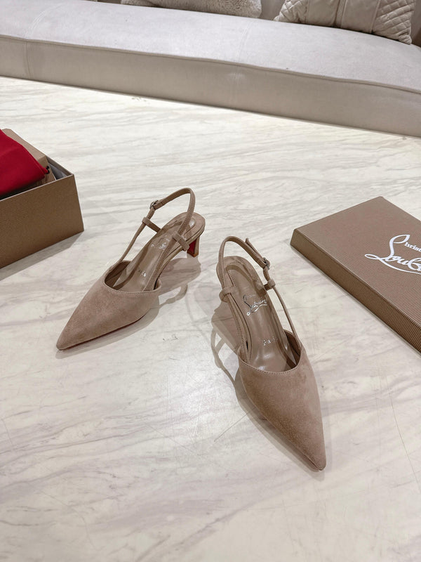 CL 25 Slingback Marrone Tessuto Originale 335147