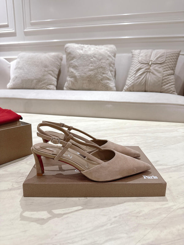 CL 25 Slingback Marrone Tessuto Originale 335147