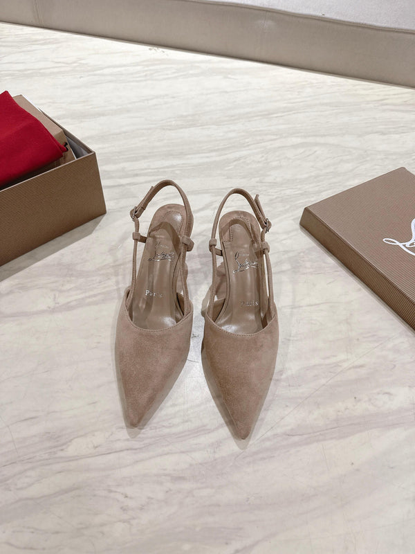 CL 25 Slingback Marrone Tessuto Originale 335147