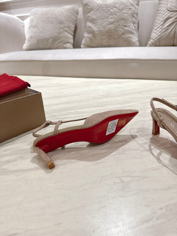 CL 25 Slingback Marrone Tessuto Originale 335147