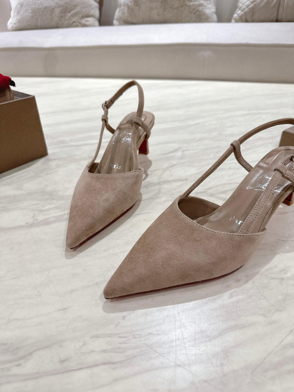 CL 25 Slingback Marrone Tessuto Originale 335147