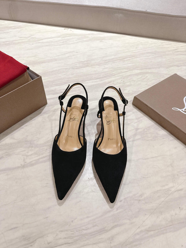 CL 25 Slingback Nero Tessuto Originale 335148