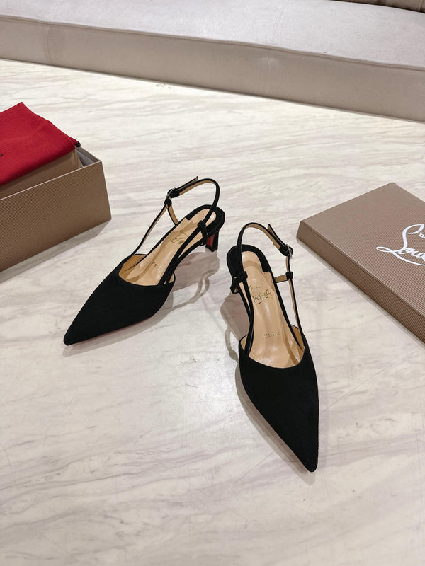 CL 25 Slingback Nero Tessuto Originale 335148