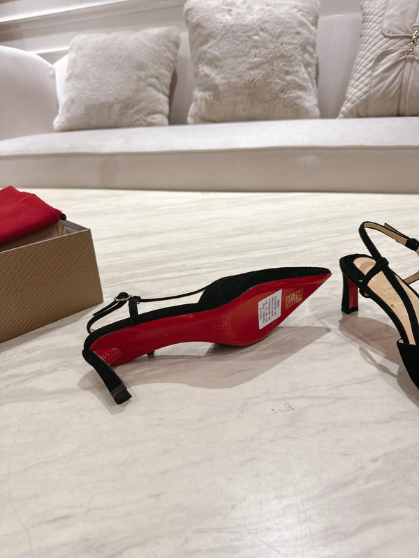 CL 25 Slingback Nero Tessuto Originale 335148