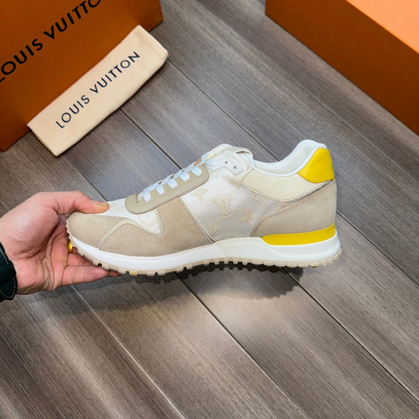 LV RUN AWAY SNEAKERS BEIGE CREAM MIX GREY