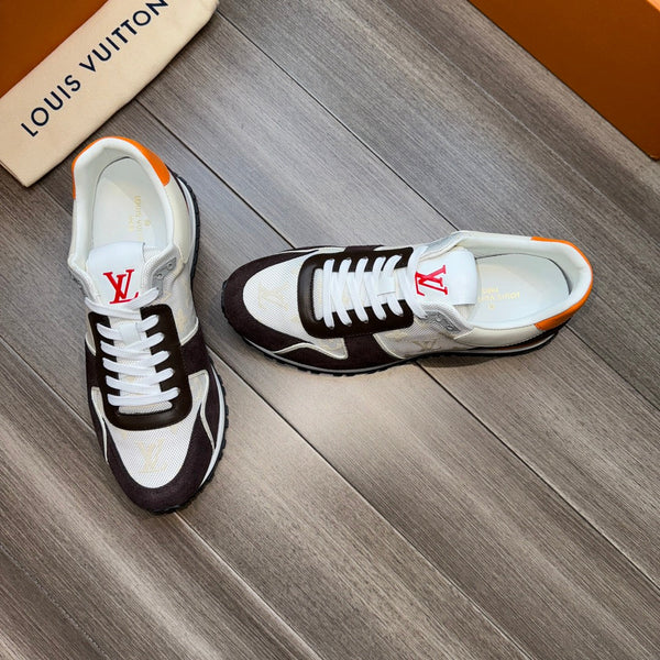 LV RUN AWAY SNEAKERS CHOCOLATE BROWN MIX GREY