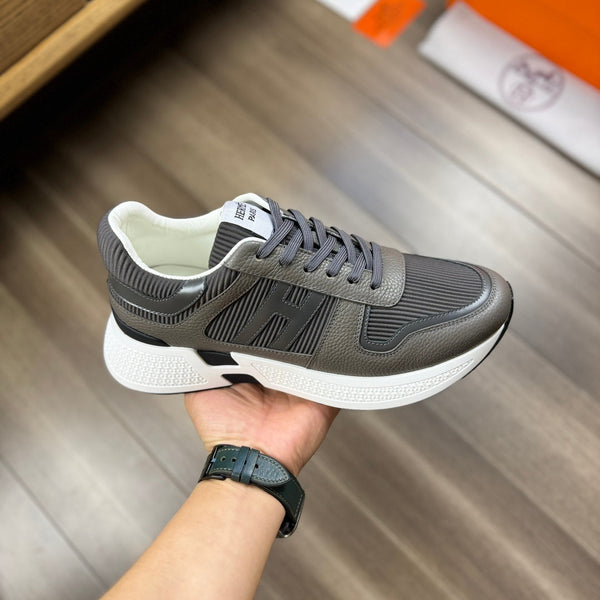 HM THICK - SOLE SNEAKER IN TESSUTO GRIGIO