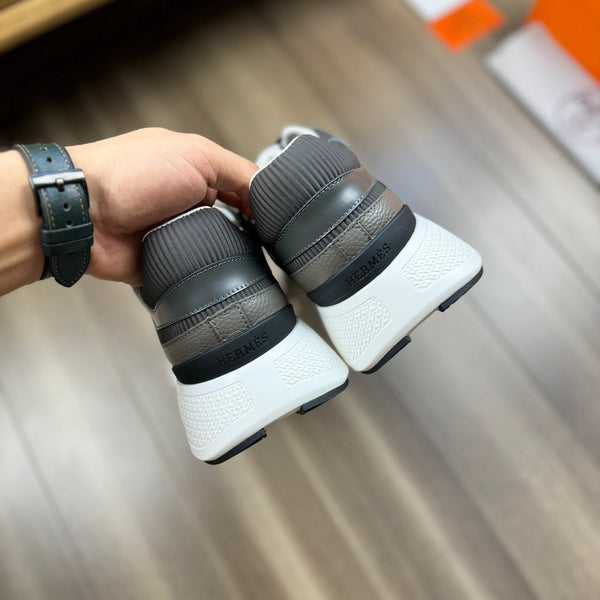 HM THICK - SOLE SNEAKER IN TESSUTO GRIGIO