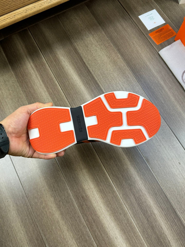 SNEAKER HM TRAIL IN PELLE DI VITELLO BLU SCURO