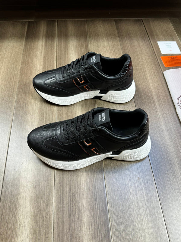 HM TRAIL SNEAKER BLACK CALFSKIN
