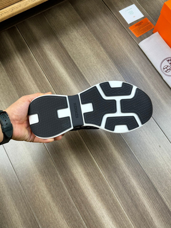 HM PRINTED SNEAKER NAVY TOTEM FABRIC