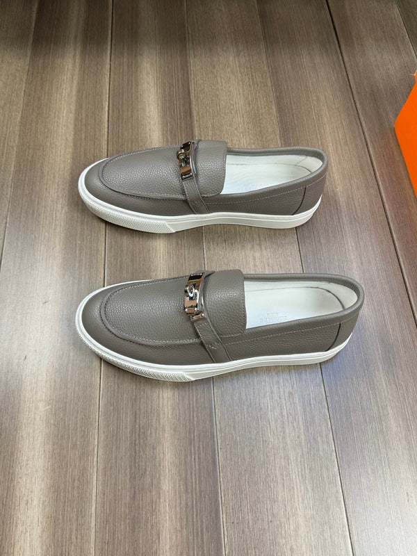 HM GAME SLIP-ON SNEAKER GRAY CALFSKIN