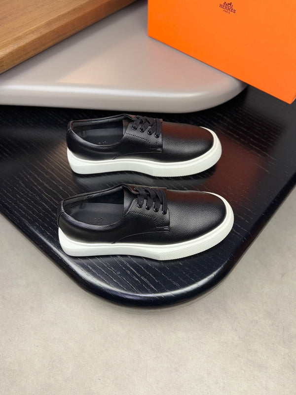 Scarpa Derby Eveil da uomo HM in pelle di vitello martellata nera