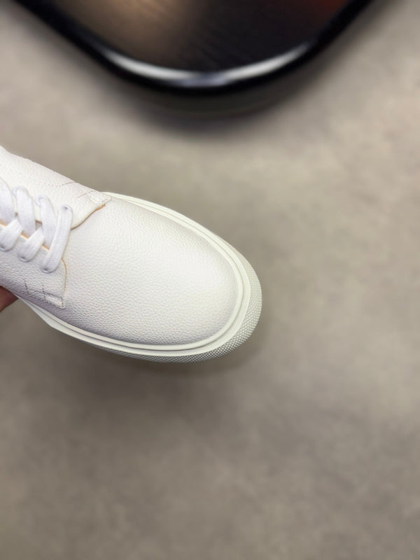 Scarpa Derby Eveil da uomo HM in pelle di vitello bianca 538667