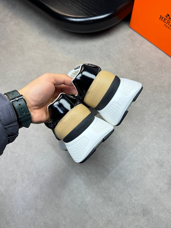 HM Men's Sneaker Beige Calfskin 581697