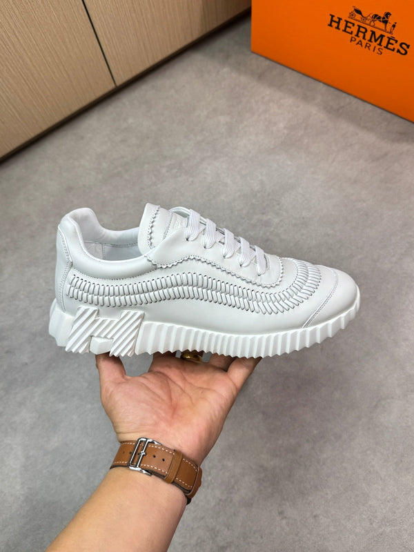 HM Men's Bouncing Sneaker White Calfskin 696026