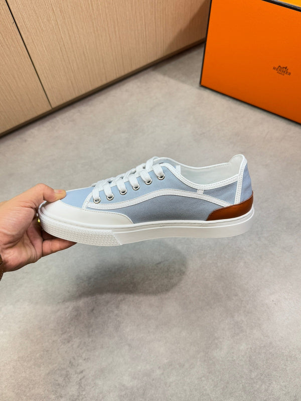 HM Men's Get Sneaker Blue Denim Calfskin 696207