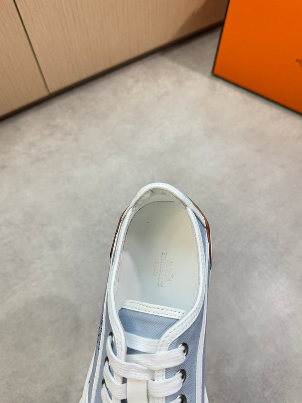 HM Men's Get Sneaker Blue Denim Calfskin 696207