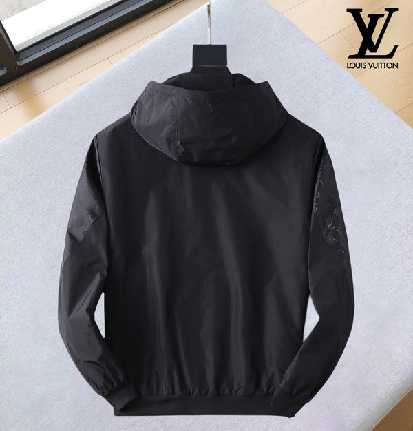 LV BLACK HOODED JACKET 239041