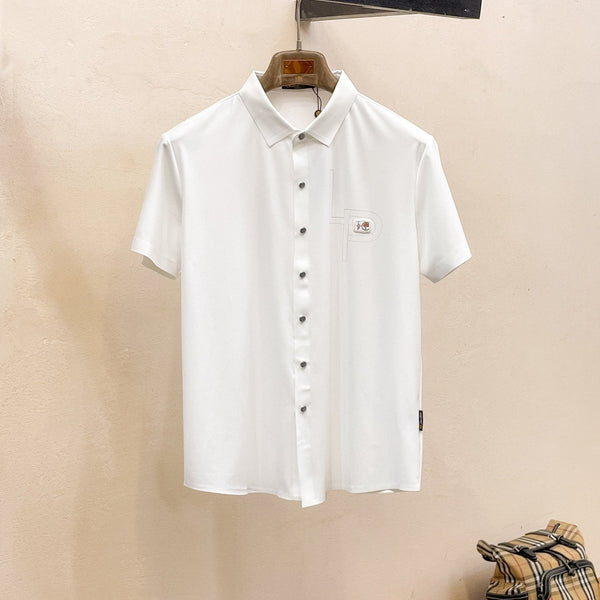 LP Men Short-Sleeve Polo Shirt Silk