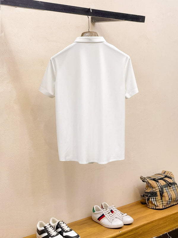 Tom Ford Men Short-Sleeve Polo Shirt Silk