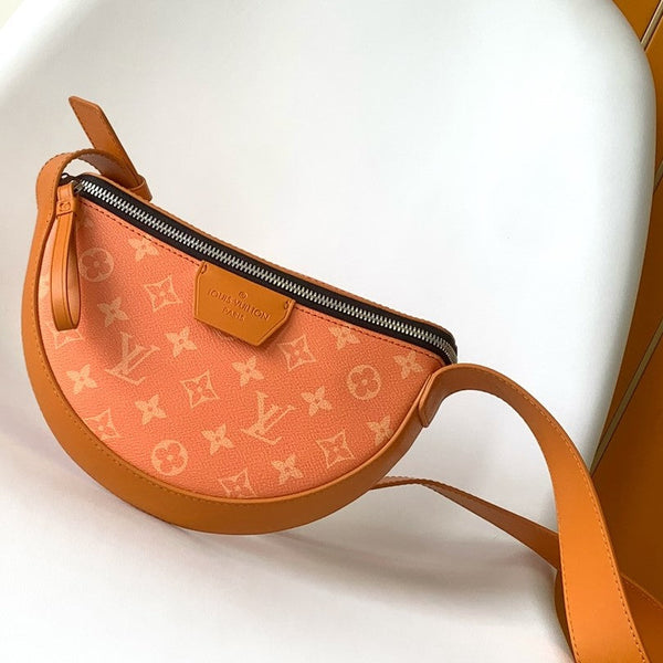 LV Moon Crossbody Bag 24.5 Orange Monogram Canvas