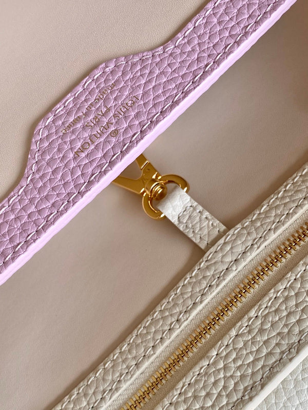 Capucines BB 21cm Bag White Cowhide 251662