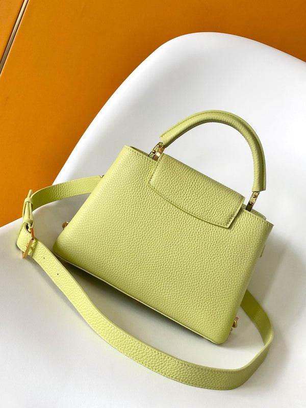 Capucines BB 21cm Bag Yellow Cowhide 251671